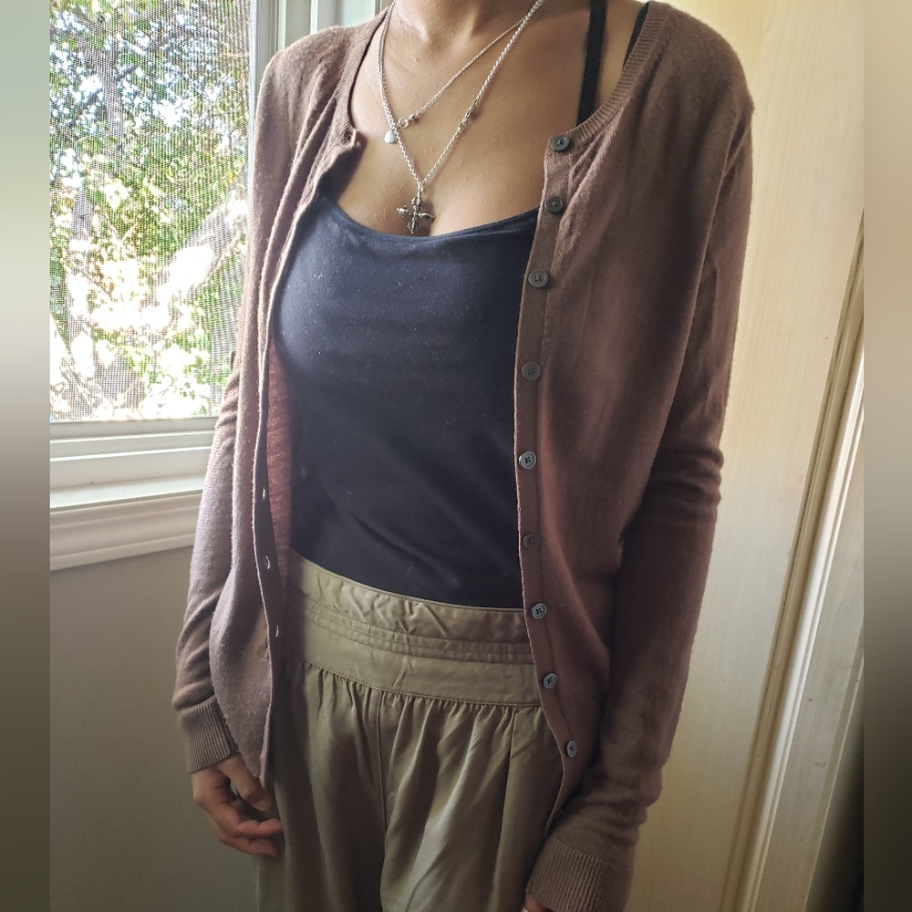 Banana republic merino wool cardigan. Fits like a small.